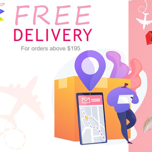 Free delivery for orders above $195