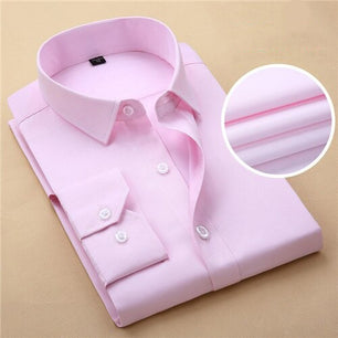 Men's 100% Polyester Turn-Down Collar Single Breasted Shirt