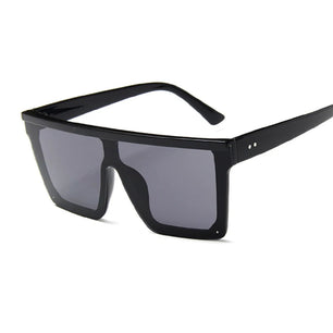 Women's Plastic Frame Polycarbonate Lens Square Shape Sunglasses