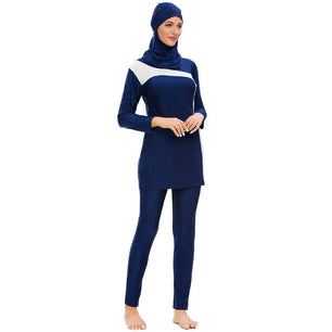 Women's Arabian Spandex Full Sleeves Mixed Colors Swimwear Set