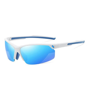 Men's Acetate Frame Polaroid Lens Rectangle Shaped Sunglasses