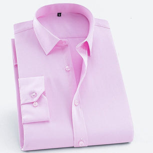 Men's Cotton Turndown Collar Full Sleeves Formal Wear Shirts