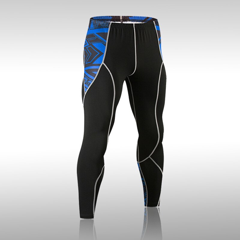 Men's Polyester Quick Dry Compression Workout Sports Leggings