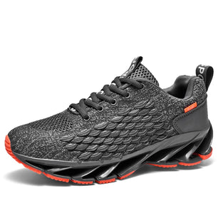 Men's Mesh Lace Up Closure Breathable Running Sport Sneakers