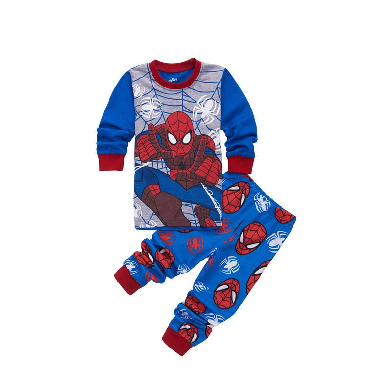 Kid's Cotton Full Sleeve Printed Pattern Cute Sleepwear Set