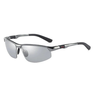 Men's Aluminium Magnesium Frame TAC Lens Rectangle Sunglasses
