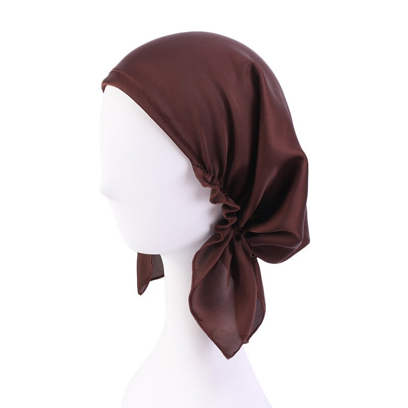 Women's Polyester Head Wrap Solid Pattern Casual Turban Caps