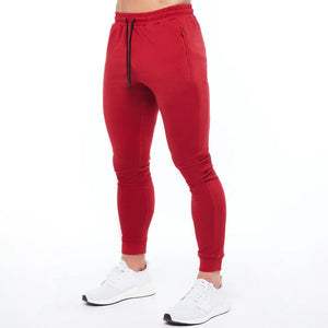 Men's Polyester Drawstring Closure Breathable Sports Trousers