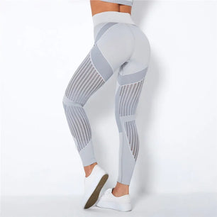 Women's Spandex High Waist Seamless Running Workout Leggings