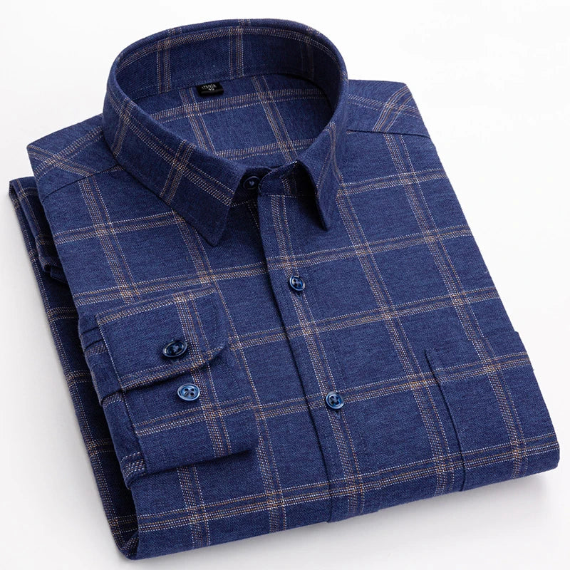 Men's Cotton Turndown Collar Full Sleeves Casual Wear Shirts