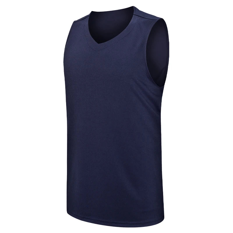 Women's Nylon V-Neck Sleeveless Breathable Fitness Workout Top