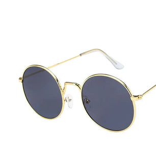 Women's Alloy Frame Polaroid Lens Round Shaped UV400 Sunglasses