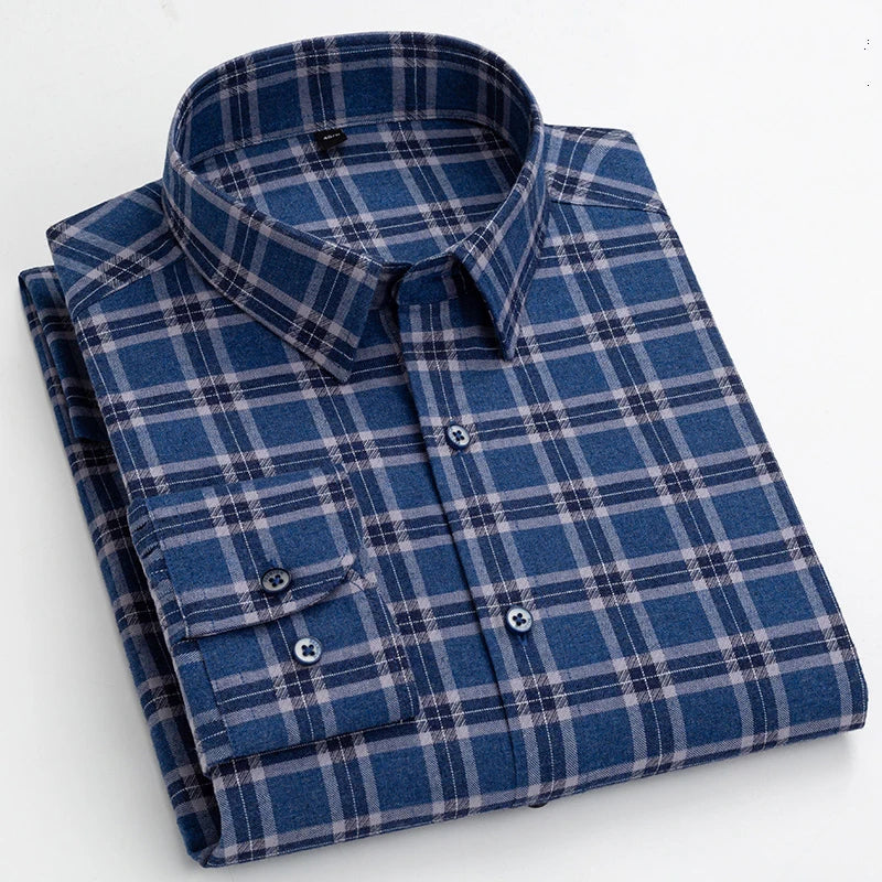 Men's Cotton Turndown Collar Full Sleeves Casual Wear Shirts