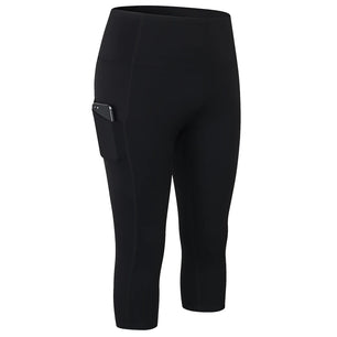 Women's Polyester High Waist Elastic Closure Sports Wear Leggings