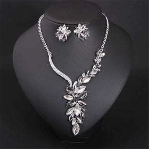 Women's Copper Alloy Crystal Rhinestone Bridal Wedding Jewelry Set