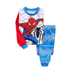 Kid's Boy Cotton O-Neck Full Sleeves Breathable Sleepwear Set