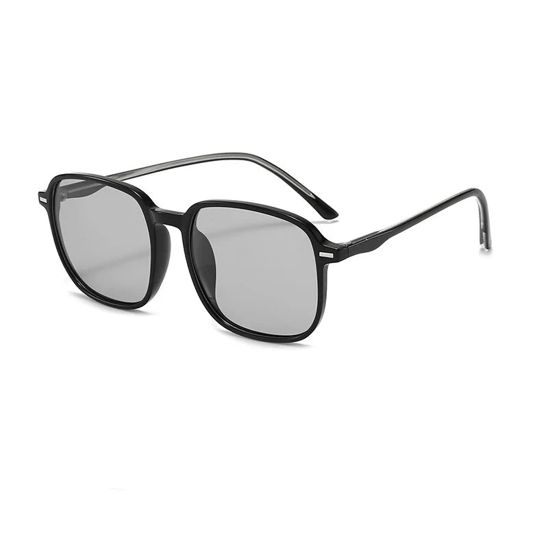 Men's Acetate Frame Polaroid Lens Square Shaped UV400 Sunglasses