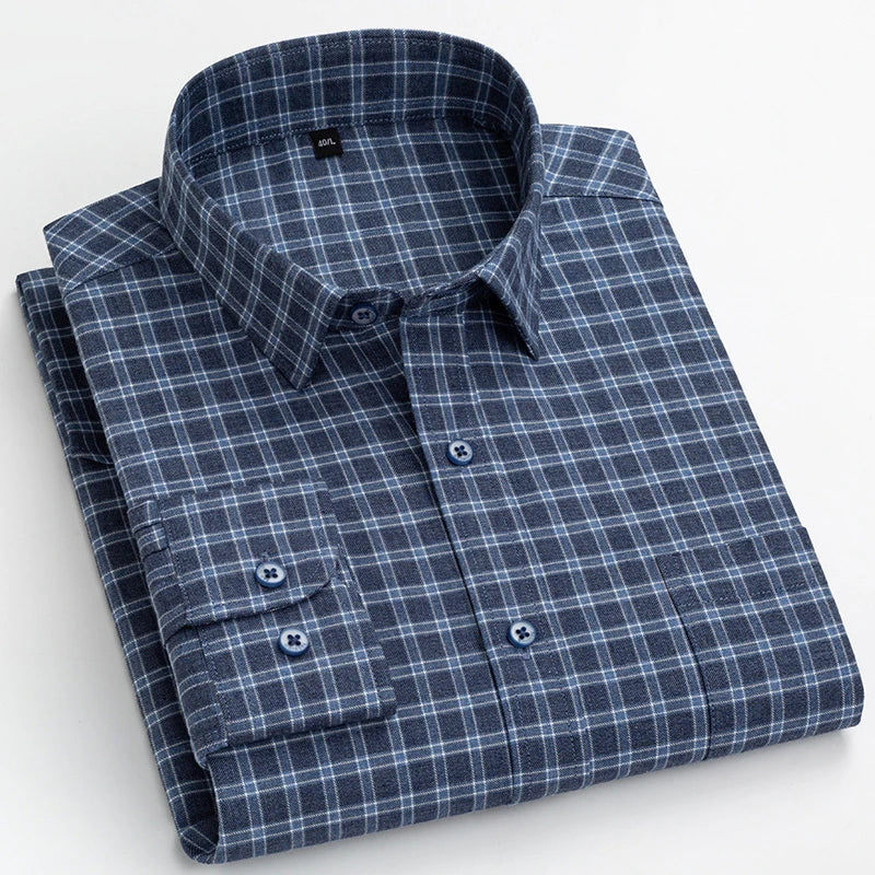 Men's Cotton Turndown Collar Full Sleeves Casual Wear Shirts