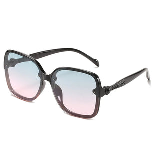 Kid's Plastic Frame Polycarbonate Lens Square Shaped Sunglasses