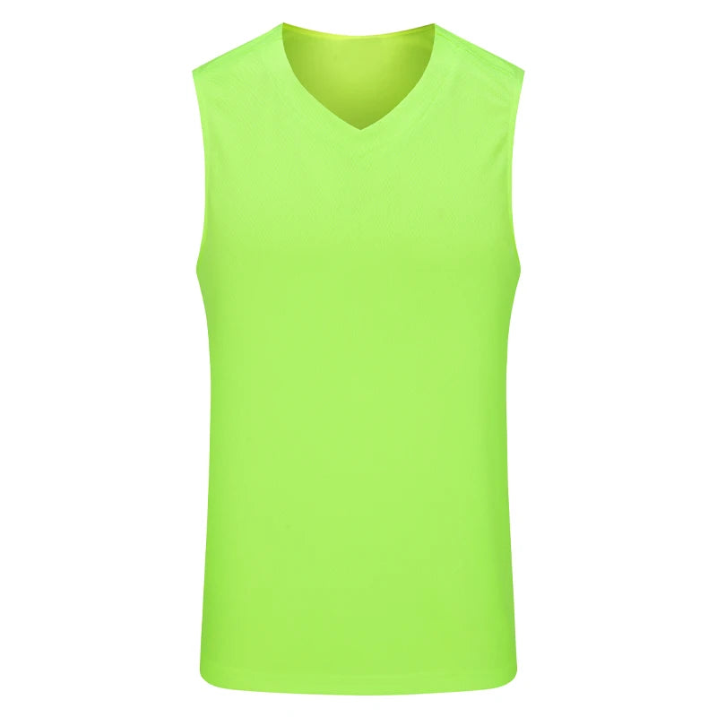 Women's Nylon V-Neck Sleeveless Breathable Fitness Workout Top