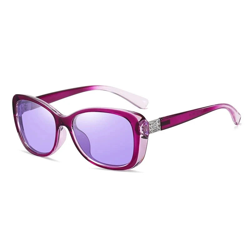 Women's Acetate Frame TAC Lens Square Shaped UV400 Sunglasses