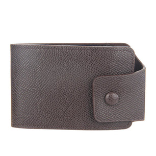 Men's PU Zipper Closure Solid Pattern Card Holder Trendy Wallet