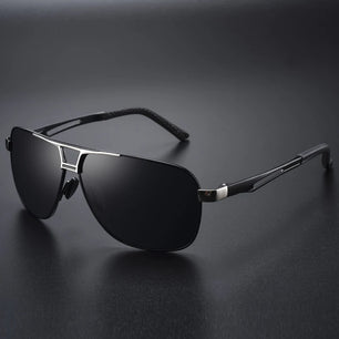 Men's Alloy Frame TAC Lens Square Shaped UV400 Trendy Sunglasses