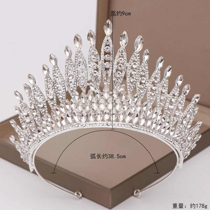 Women's Zinc Alloy Plant Pattern Tiaras Bridal Classic Crown