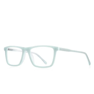 Kid's Acetate Frame Square Shaped Light Blocking Computer Glasses