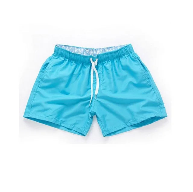 Men's Polyester Drawstring Closure Quick-Dry Swimwear Shorts