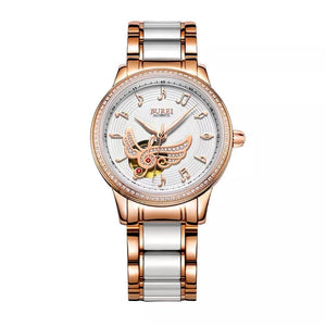 Women's Automatic Stainless Steel Round Shaped Luxury Watch