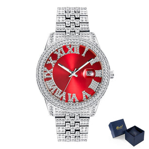 Women's Alloy Case Round Shaped Luxury Quartz Elegant Watch