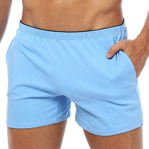 Men's Cotton Low Waist Solid Pattern Underwear Boxer Shorts