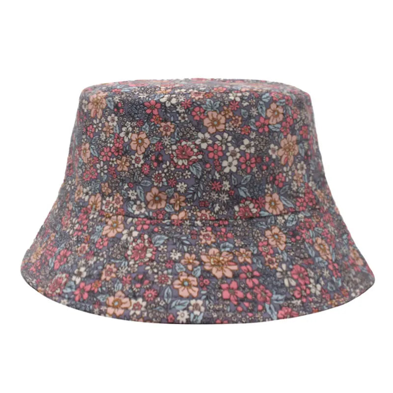 Women's Cotton Floral Pattern Luxury Casual Wear Trendy Hat