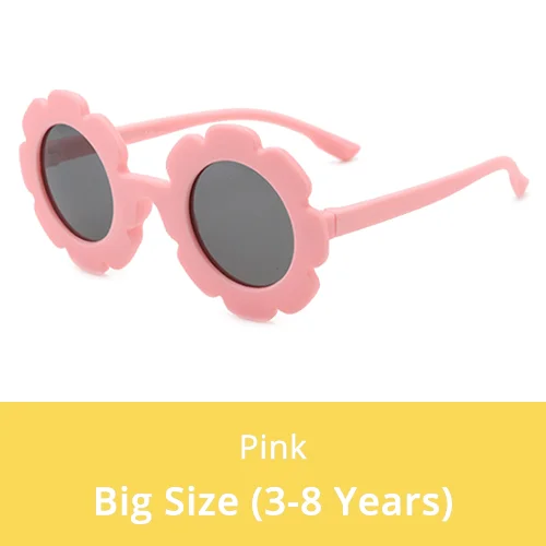 Kid's Acetate Frame Polycarbonate Lens Round Shaped Sunglasses