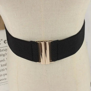 Women's Spandex Buckle Closure Leopard Pattern Trendy Belts