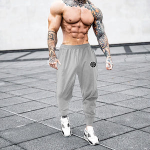 Men's Polyester Drawstring Closure Breathable Sports Trousers