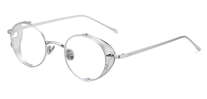 Men's Alloy Frame Polycarbonate Lens Round Shaped Sunglasses