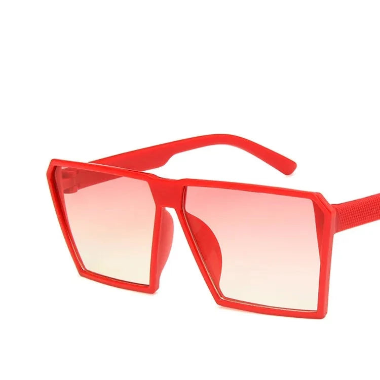 Kid's Plastic Frame Resin Lens UV400 Protection Square Sunglasses