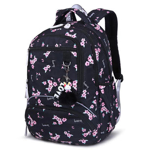 Kid's Polyester Zipper Closure Waterproof Trendy School Backpack