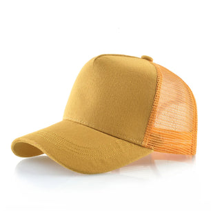 Men's Cotton Adjustable Strap Sun Protection Mixed Colors Cap