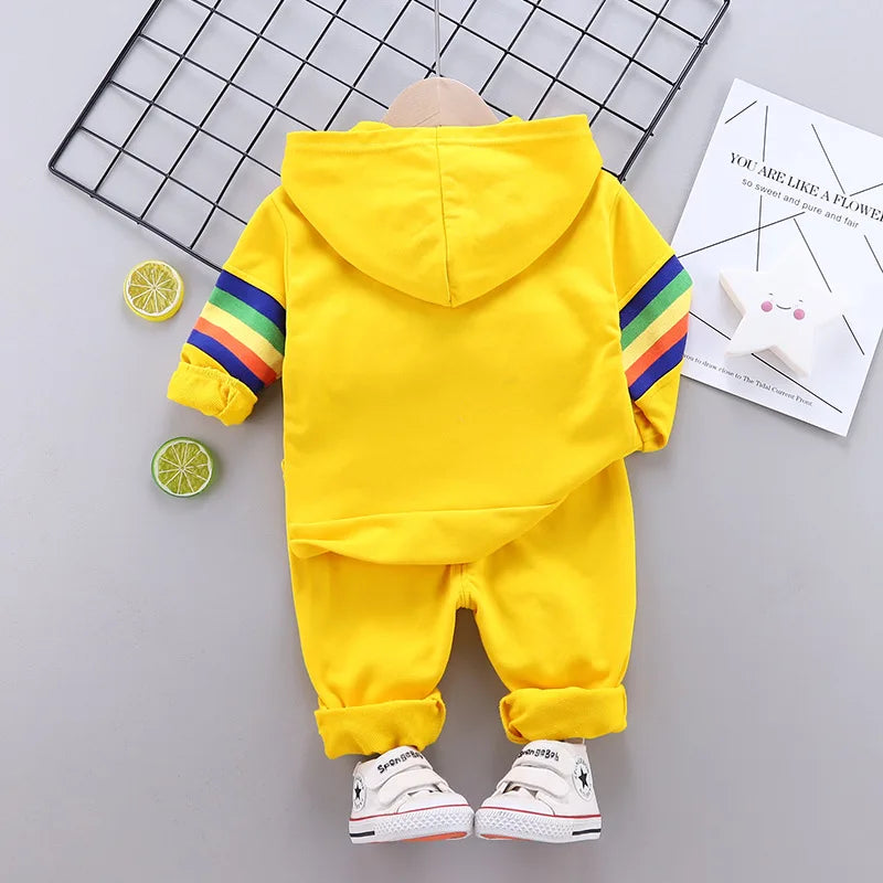 Kid's Polyester Long Sleeves Pullover Closure Casual Clothes