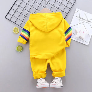 Kid's Polyester Long Sleeves Pullover Closure Casual Clothes