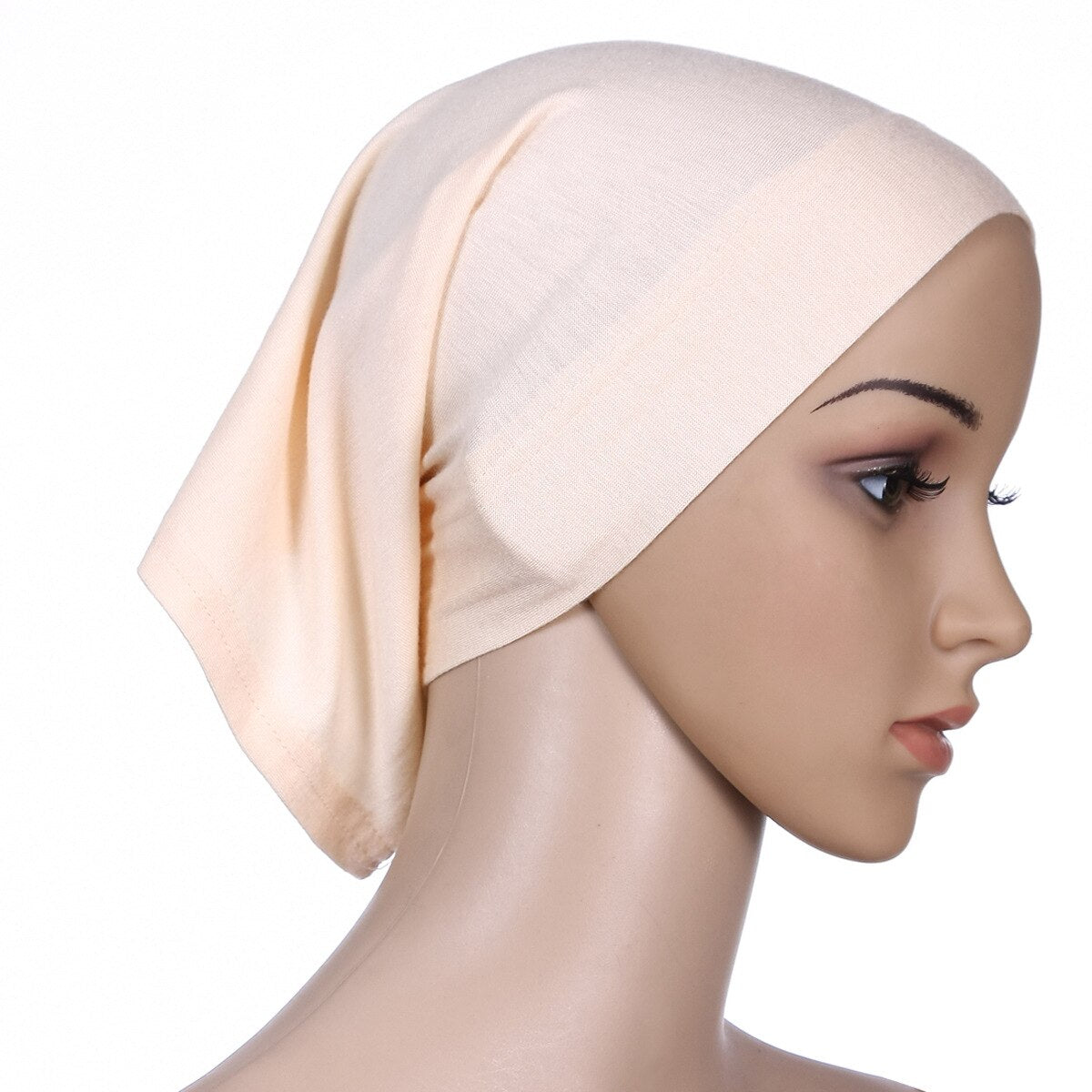 Women's Arabian Chiffon Headwear Solid Pattern Casual Hijabs