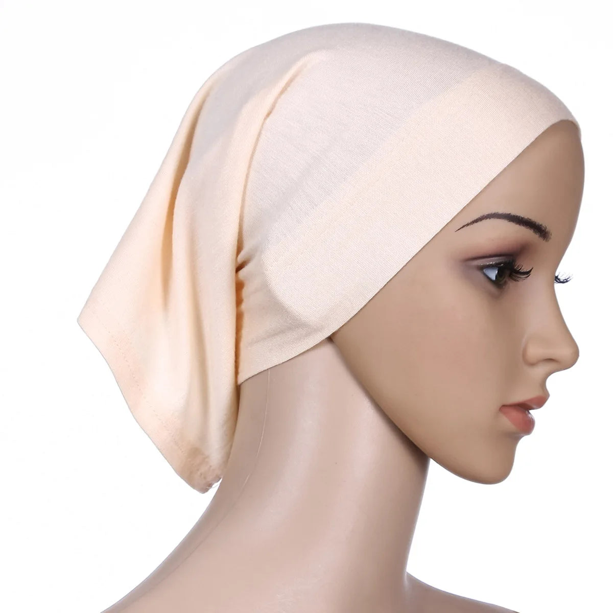 Women's Arabian Chiffon Head Wrap Solid Pattern Casual Hijabs
