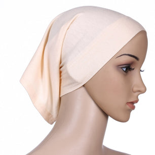 Women's Arabian Chiffon Headwear Solid Pattern Casual Hijabs