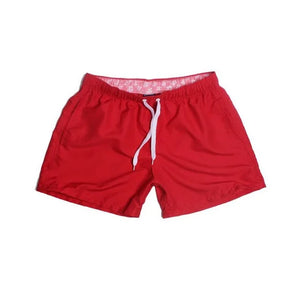 Men's Polyester Drawstring Closure Quick-Dry Swimwear Shorts