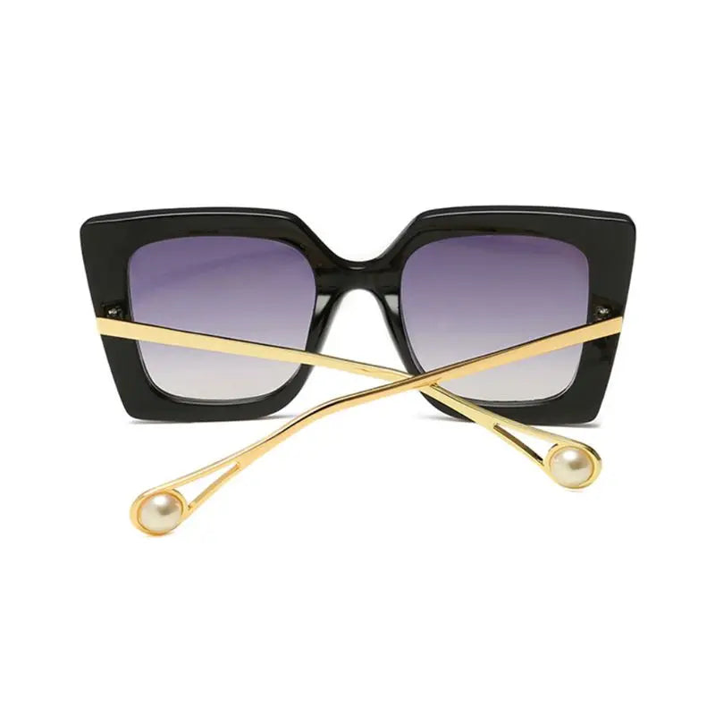 Women's Alloy Frame Polycarbonate Lens Square Shaped Sunglasses