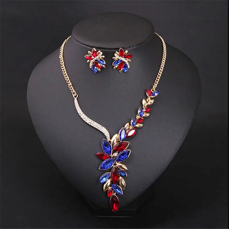 Women's Copper Alloy Crystal Rhinestone Bridal Wedding Jewelry Set