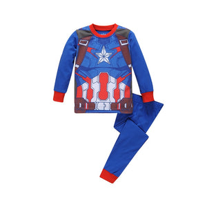 Kid's Cotton Full Sleeve Printed Pattern Cute Sleepwear Set